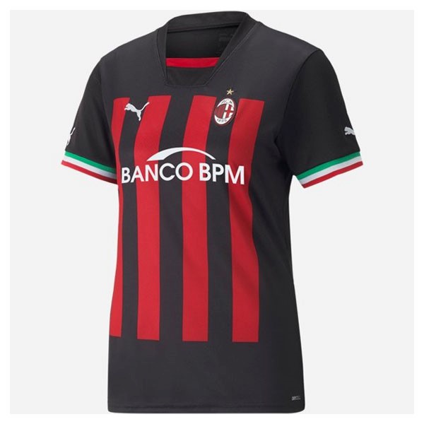 Camiseta AC Milan Primera Equipación Mujer 2022/2023